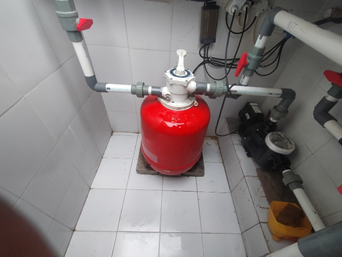 indikator tekanan air filter