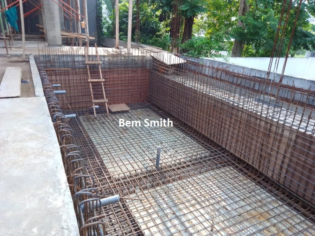 4 jenis pembesian kolam