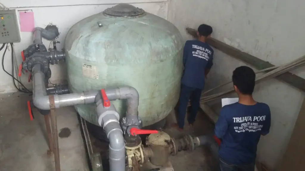 sand filter kolam renang